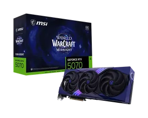 GeForce RTX 5070 12G World of Warcraft® MIDNIGHT VOID EDITION OC